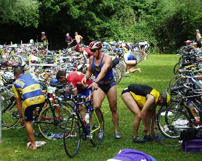 Wechselplatz Schwimmen-Rad